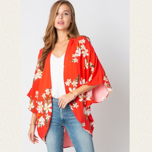 🔥 LAST 1!🔥 SMALL Marlee Floral Print Kimono - Picture 3 of 8